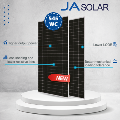 PANNEAU JA SOLAR 545WC Module demi-cellule MBB JAM72S30 525-550/MR/1500V