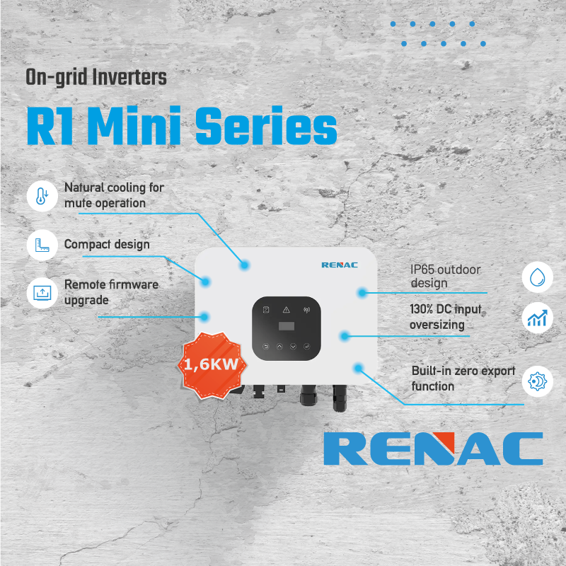 ONDULEUR RENAC 1.6 KW-R1