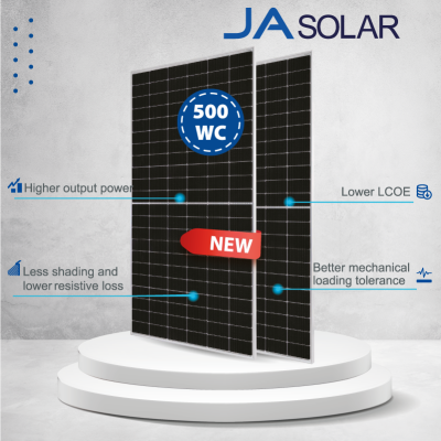 PANNEAU JA SOLAR 500WC Module demi-cellule MBB JAM66S30 480-505/MR Series
