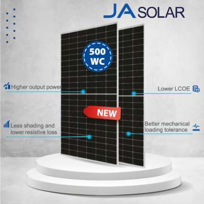 PANEL JA SOLAR 500WC MBB Half-cell Module JAM66S30 480-505/MR Series