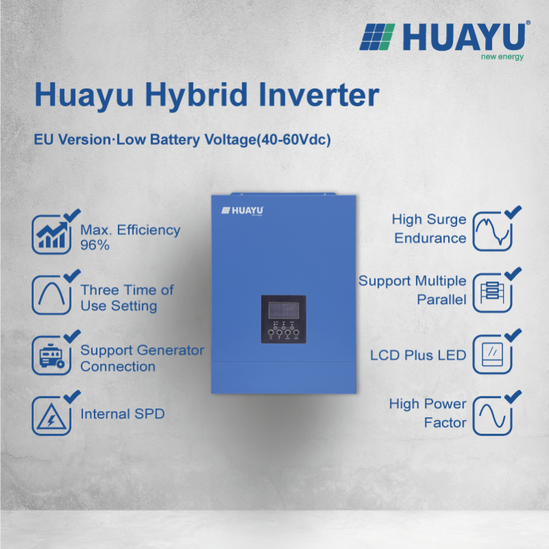 Huayu Hybrid Inverter - EU Version·Low Battery Voltage(HYL-4000)