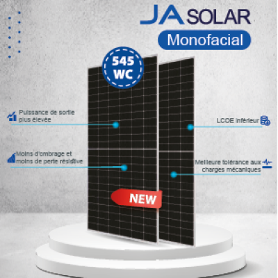 PANNEAU JA SOLAR 545Wc Monofacial JAM72S30 545/MR/1500V