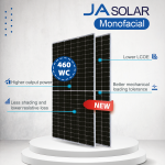 PANNEAU JA SOLAR 460Wc Monofacial JAM72S20 460/MR